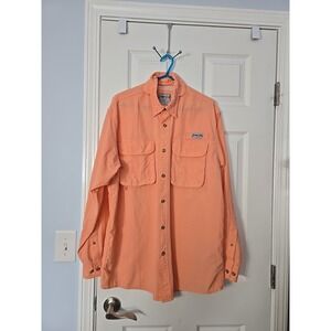 Bimimi Bay Outfitters LTD Mens Size Medium Fishing Shirt  L/ S Size Medium